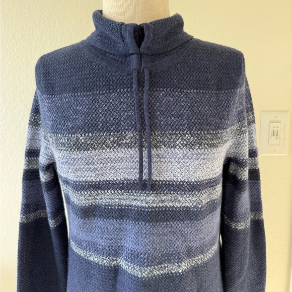 Krimson Klover Everlasting Sweater Tunic Ultrafine Merino Wool Blue Medium - Picture 3 of 10